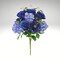 20 Inch Blue Rose Hydrangea Bush Artificial Floral Stem for Arrangements-60126 RO.BLUE